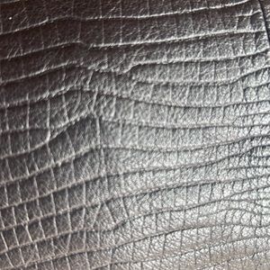 Lauren leather textured skirt .. knee length